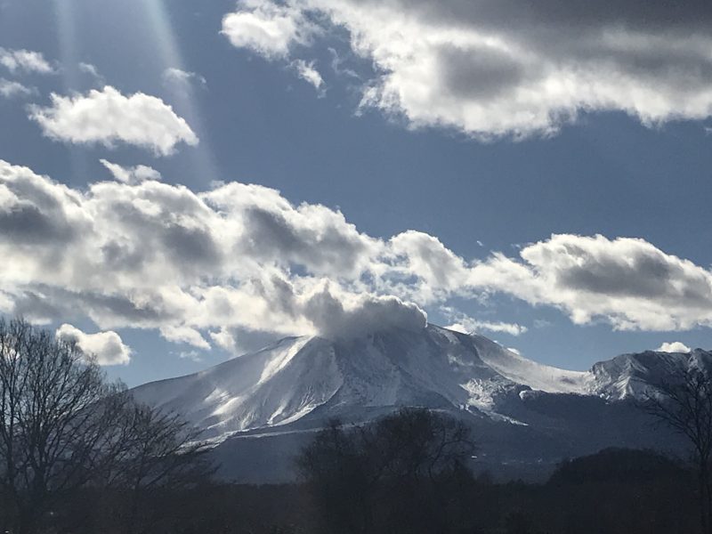 群馬嬬恋村から見える浅間山