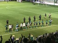 先週末はアルウィンと大町市運動公園サッカー場へ