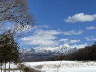 八ヶ岳が見える敷地