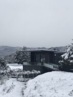 雪景色　長野市