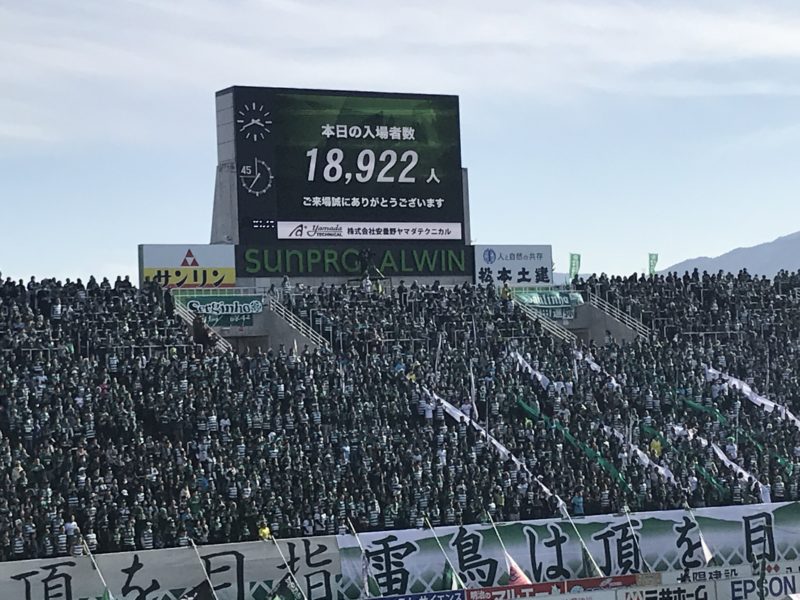 松本山雅 VS 浦和レッズ　2019