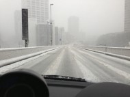 大雪による珍道中 都内から松本へ
