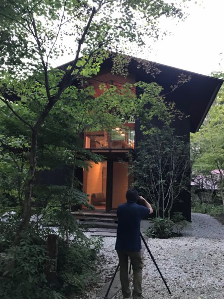 軽井沢の別荘「大きな木かげ」