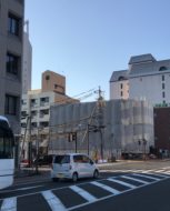 既存建物の解体「街角のコートハウス 」松本市