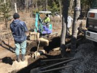 外構工事 石積み「窓辺に佇む山荘」茅野市蓼科高原