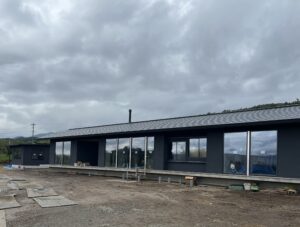 竣工しました「南アルプスを望む森の家」高森町