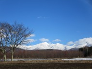 蓼科高原から見る八ヶ岳　　