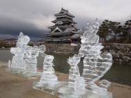 国宝松本城氷彫フェスティバル