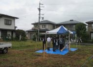 地鎮祭「角地に建つ平屋」松本市