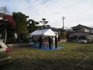 地鎮祭「格子戸のコートハウス」松本市