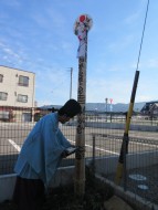 松本市内のコートハウス型住宅 地鎮祭を行いました