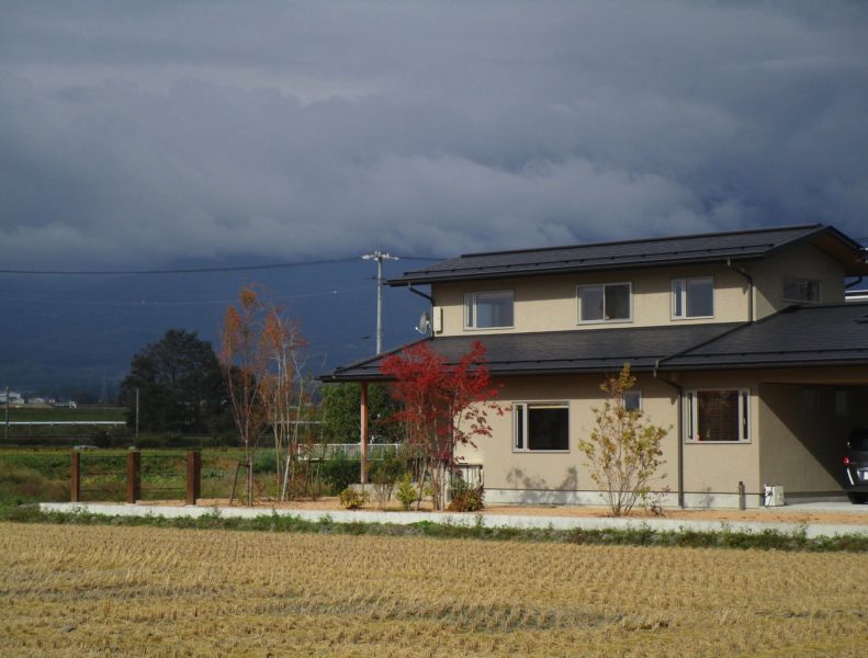 安曇野市の住宅　つながる和の住まい