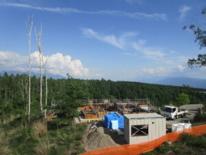 基礎工事　霧ヶ峰高原の住宅「視座の家」