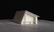 設計が完了しました「かね折り屋根の山荘」茅野市蓼科高原