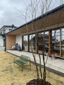 住宅の１年点検「重なり合う家」岡谷市