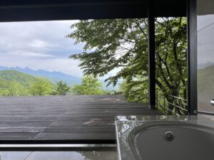 竣工写真の撮影　蓼科高原の別荘