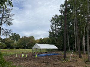 着工しました 原村の別荘「木立ちの家」