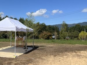 着工しました　蓼科の別荘「蓼科山を望む家」