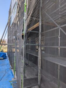 竣工お引き渡し（原村）、工事現場での打合せ（松本、蓼科、世田谷）、地鎮祭（松本） / 先週末の林建築設計室