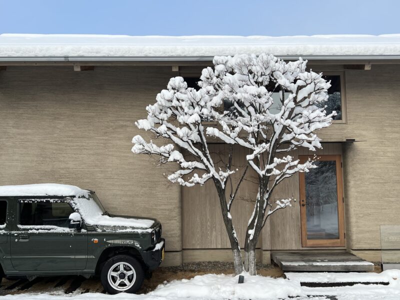 松本市の積雪は１５センチ