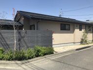 住宅の１年点検「角地に建つ平屋」松本市